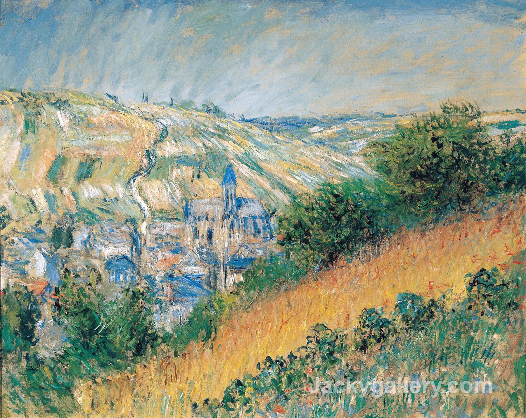 View over Vetheuil by Claude Monet paintings reproduction